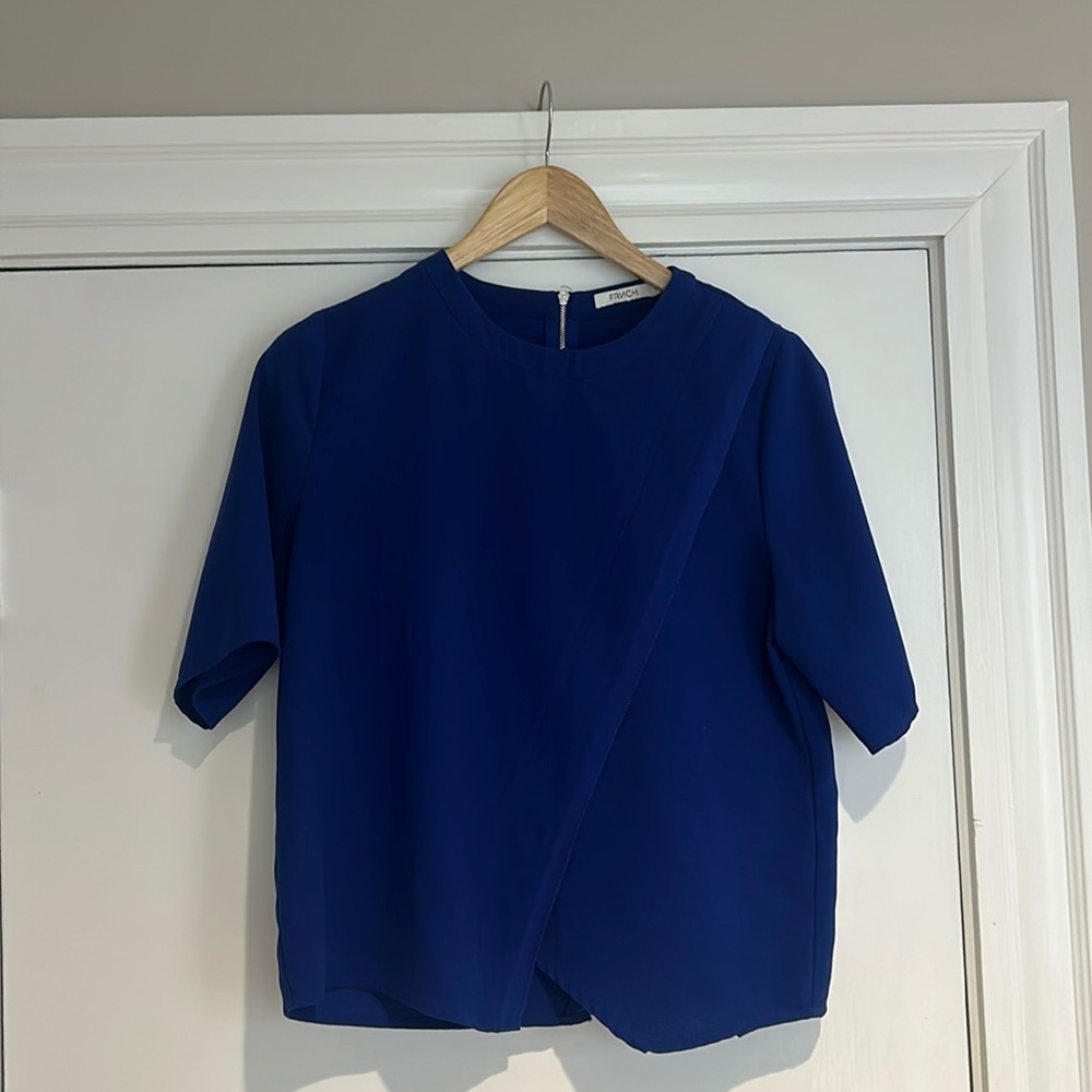 Royal blue top